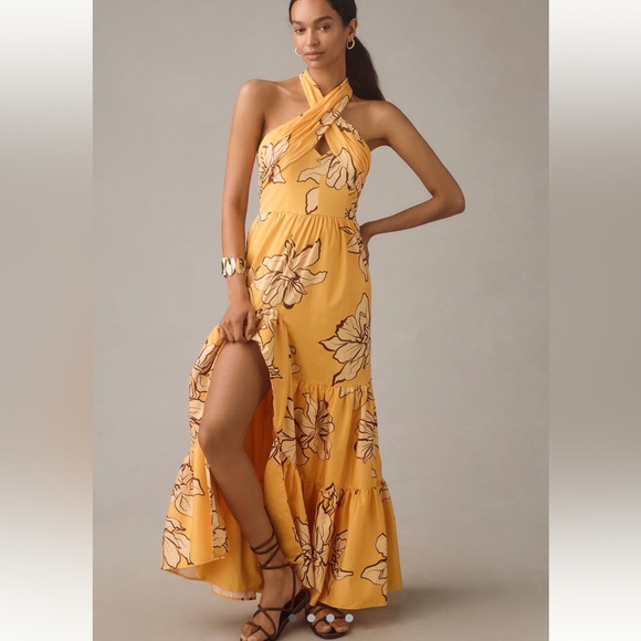 Hutch Dresses & Skirts - HUTCH FLORAL HALTER MAXI DRESS SIZE 0 MSRP $298.00 NWT